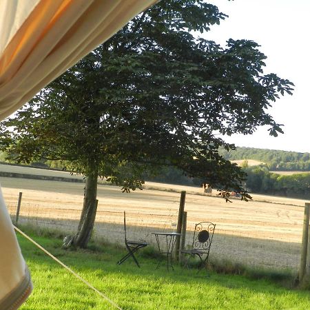 Comfy 4M -Bed Bell Tent With Great Views Hereford Exterior foto