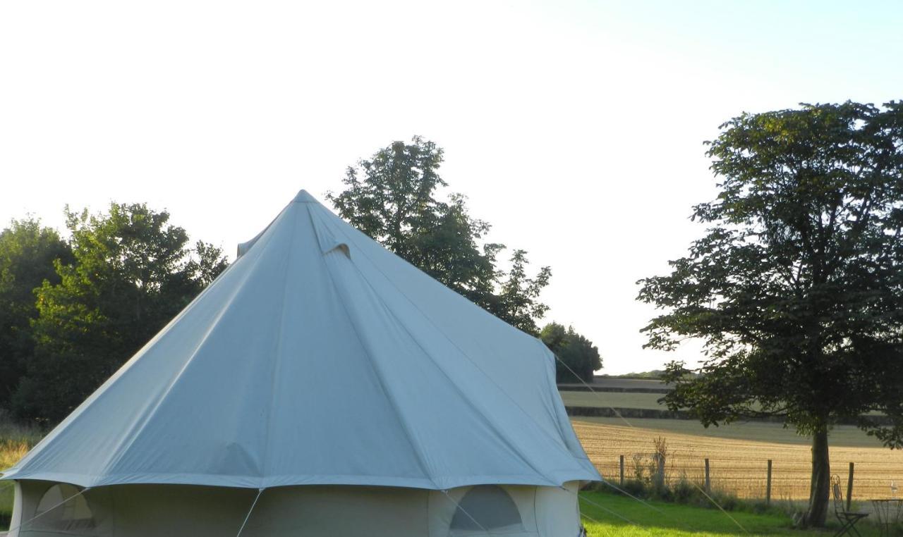 Comfy 4M -Bed Bell Tent With Great Views Hereford Exterior foto