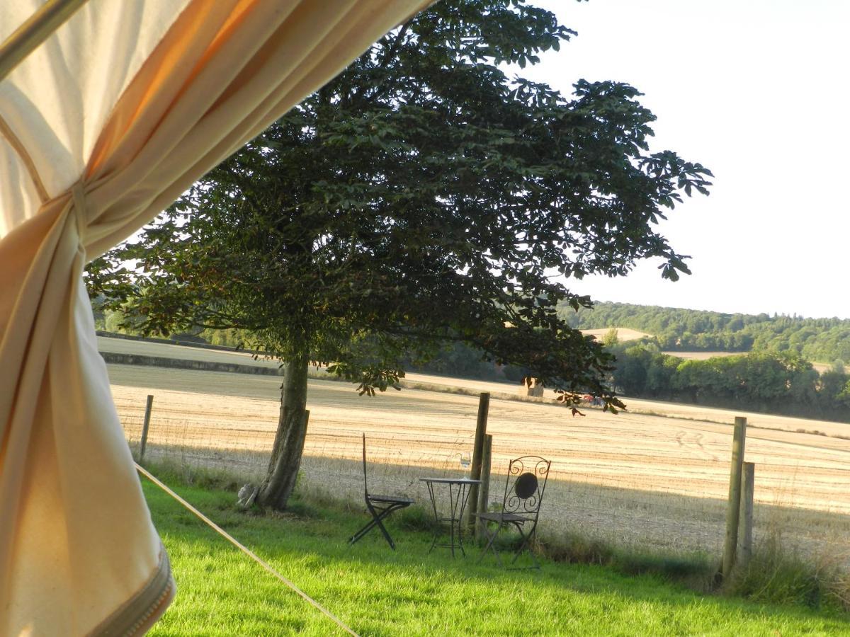 Comfy 4M -Bed Bell Tent With Great Views Hereford Exterior foto