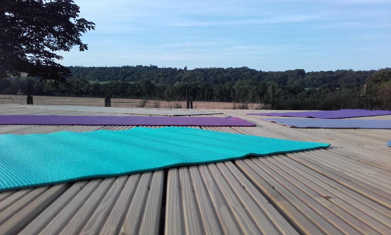 Comfy 4M -Bed Bell Tent With Great Views Hereford Exterior foto